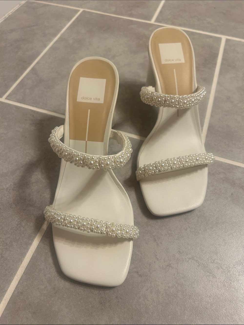 Dolce Vita Bridal Nolah Pearl Sandals